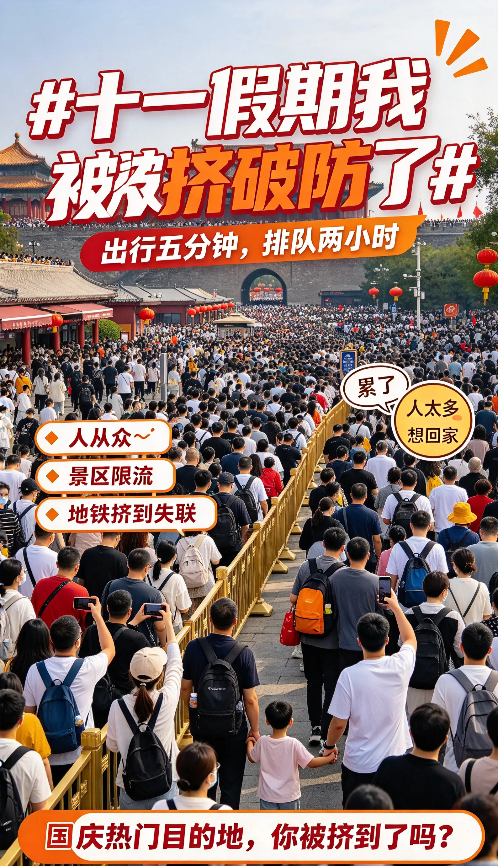 21亿人次在路上：2026年国庆，“挤破防”成为一代人的集体记忆