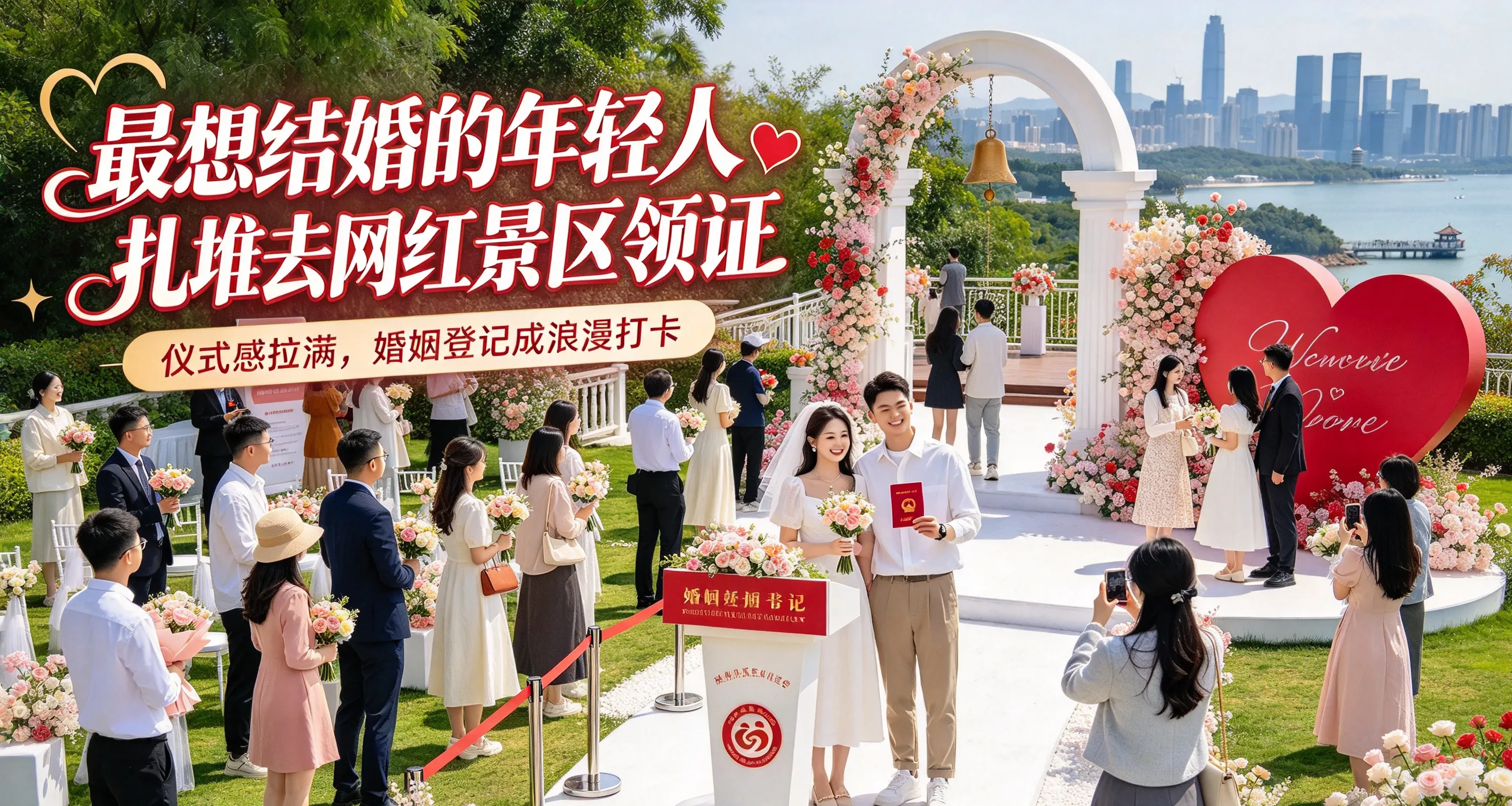 从行政窗口到“诗和远方”：当年轻人把领证变成一场奔赴山海的旅行