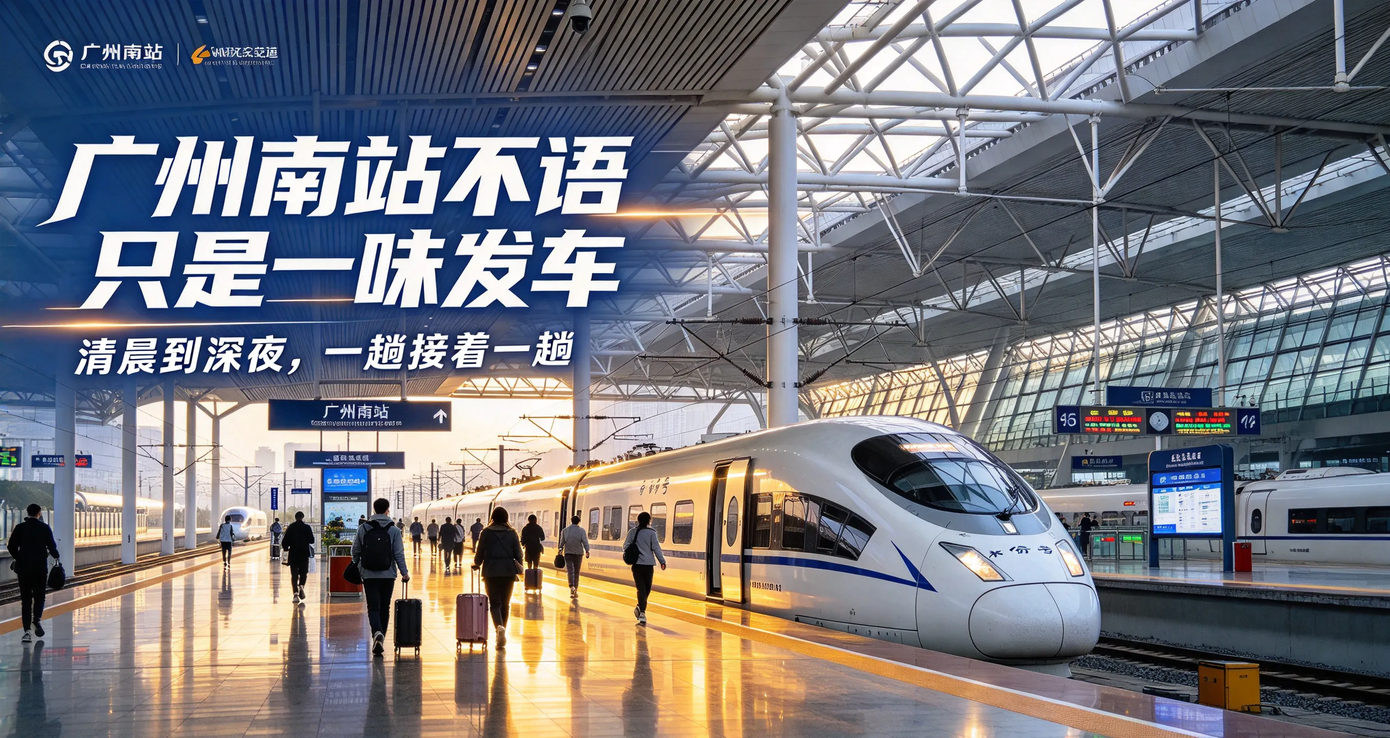 2026年国庆期间爆火的网络热梗：广州南站不语 只是一味发车 