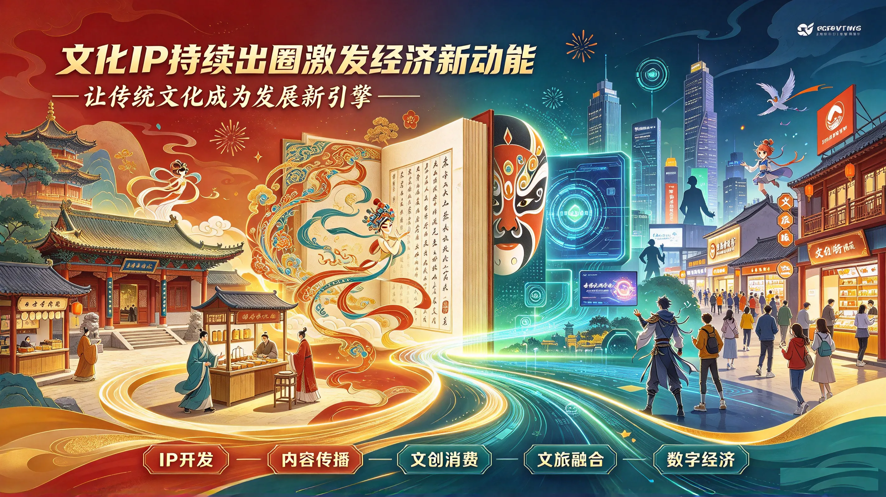 文化IP持续出圈，经济新动能要有文化脊梁